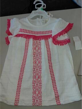 Jessica Simpson 2 piece baby summer dress size 12/18 M
